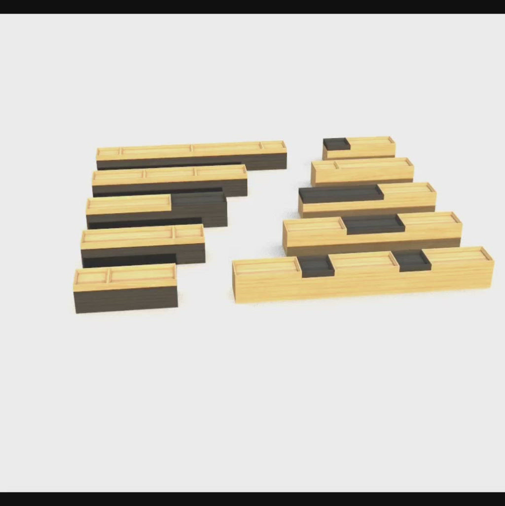 Video schmale Wandkonsole, Wallboards