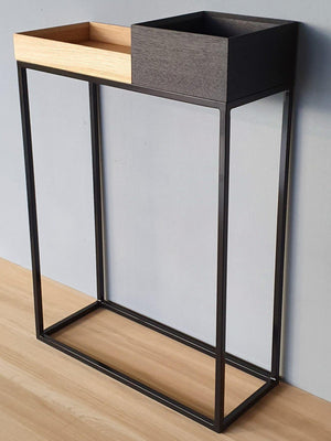 Schmaler Designer Konsolentisch, Konsolentisch, MBK12 stilvolle Designermöbel aus Massivholz
